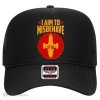 Cool Scifi I Aim To Misbehave Hat thumb 0