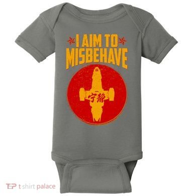 Cool Scifi I Aim To Misbehave Baby Bodysuit