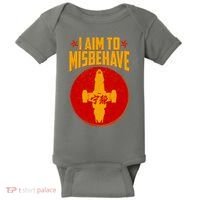 Cool Scifi I Aim To Misbehave Baby Bodysuit thumb 0