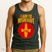 Cool Scifi I Aim To Misbehave Tank Top thumb 3