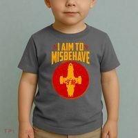 Cool Scifi I Aim To Misbehave Toddler T-Shirt thumb 2
