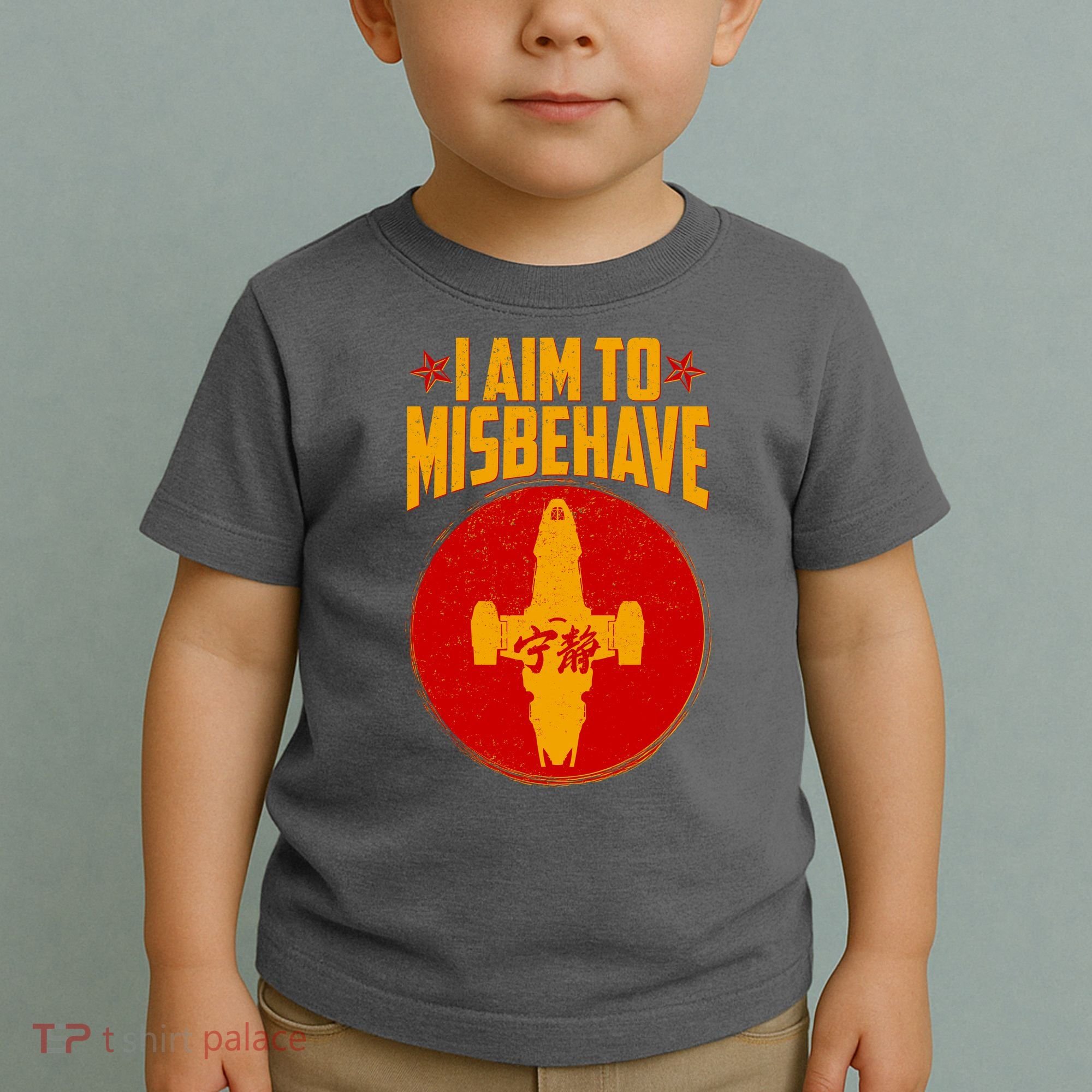 Cool Scifi I Aim To Misbehave Toddler T-Shirt