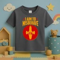 Cool Scifi I Aim To Misbehave Toddler T-Shirt thumb 3