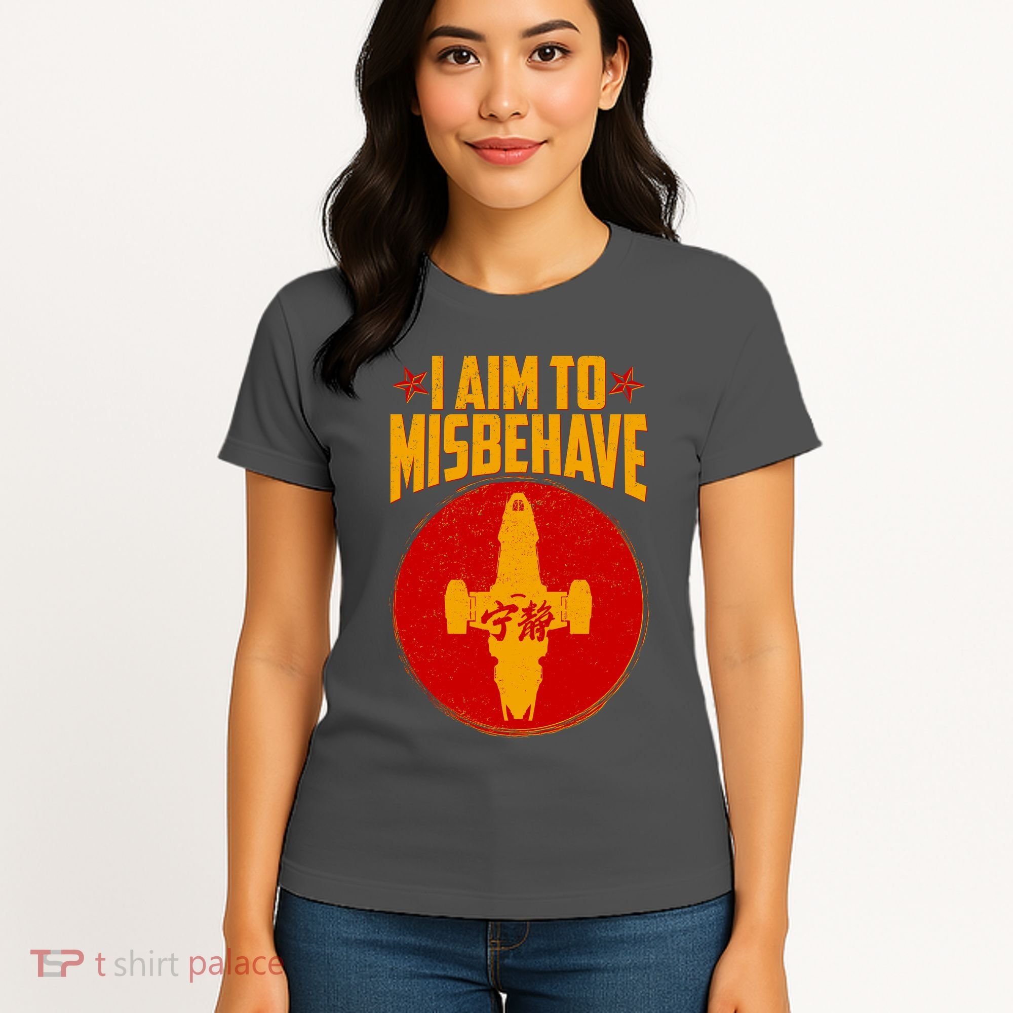 Cool Scifi I Aim To Misbehave Women's T-Shirt
