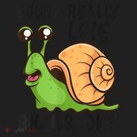 Cute Snail I Just Really Like Snails Ok Funny Snail Women's Sweatshirt thumb 2