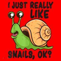 Cute Snail I Just Really Like Snails Ok Funny Snail Santa Hat thumb 1