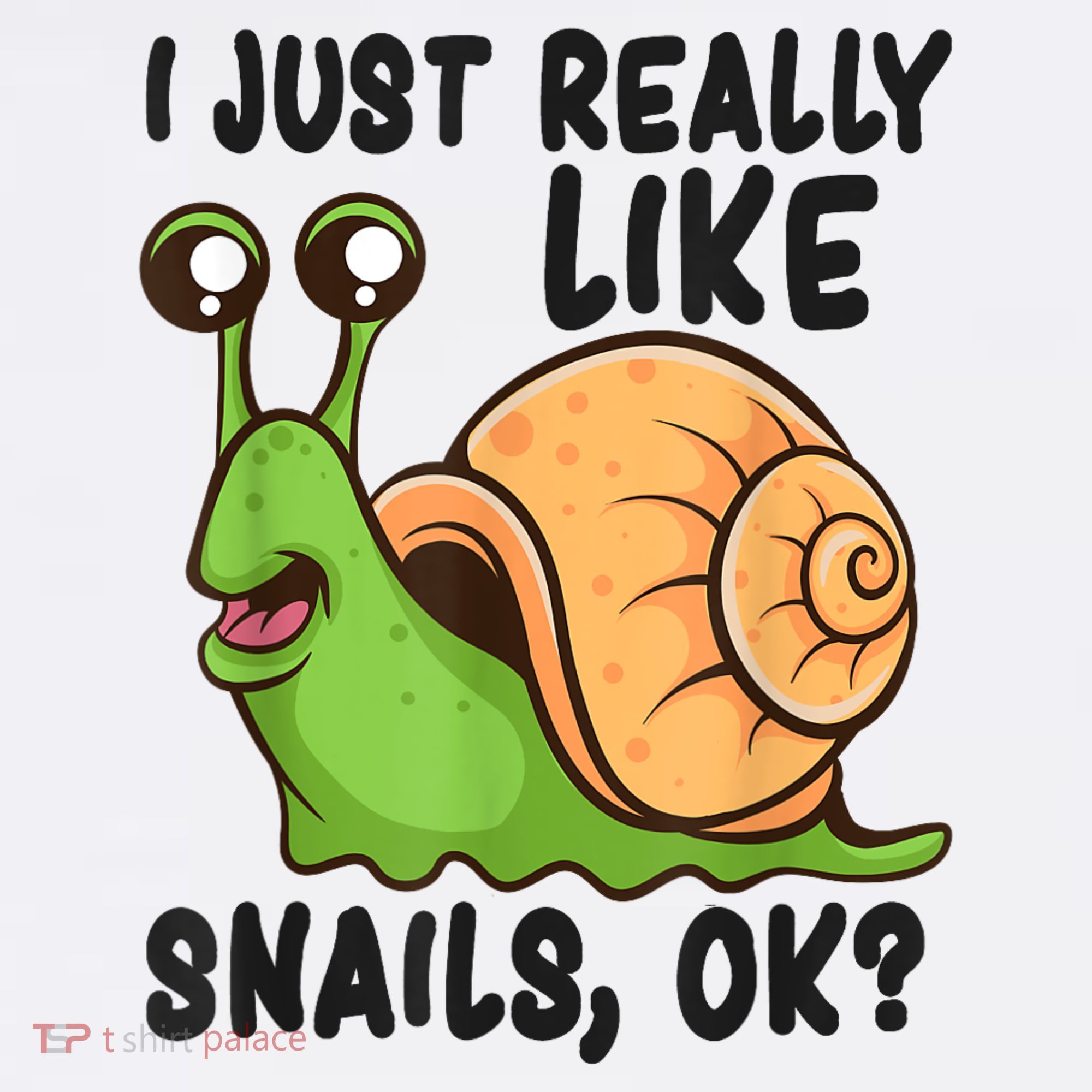 Cute Snail I Just Really Like Snails Ok Funny Snail Women's Hoodie
