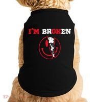 Confused Skull I'm Broken Invisible Illness I'm OK Broken Doggie Tank thumb 0