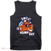 Camel Smile! ItS Hump Day Funny Hump Day Camel Sunglass Tank Top thumb 0