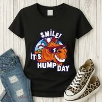 Camel Smile! ItS Hump Day Funny Hump Day Camel Sunglass Women's T-Shirt thumb 3