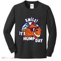 Camel Smile! ItS Hump Day Funny Hump Day Camel Sunglass Kids Long Sleeve Shirt thumb 0
