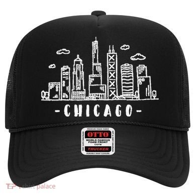 Chicago Skyline Illinois Vintage Hat