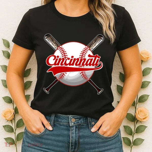 Cincinnati Souvenir I Love Cincinnati Women's T-Shirt