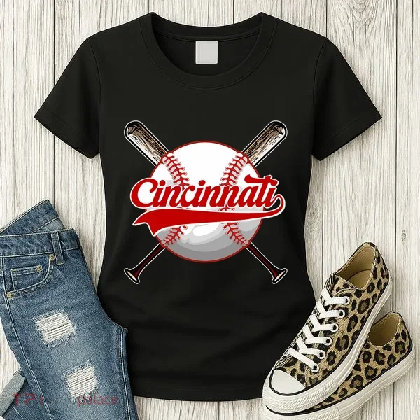 Cincinnati Souvenir I Love Cincinnati Women's T-Shirt