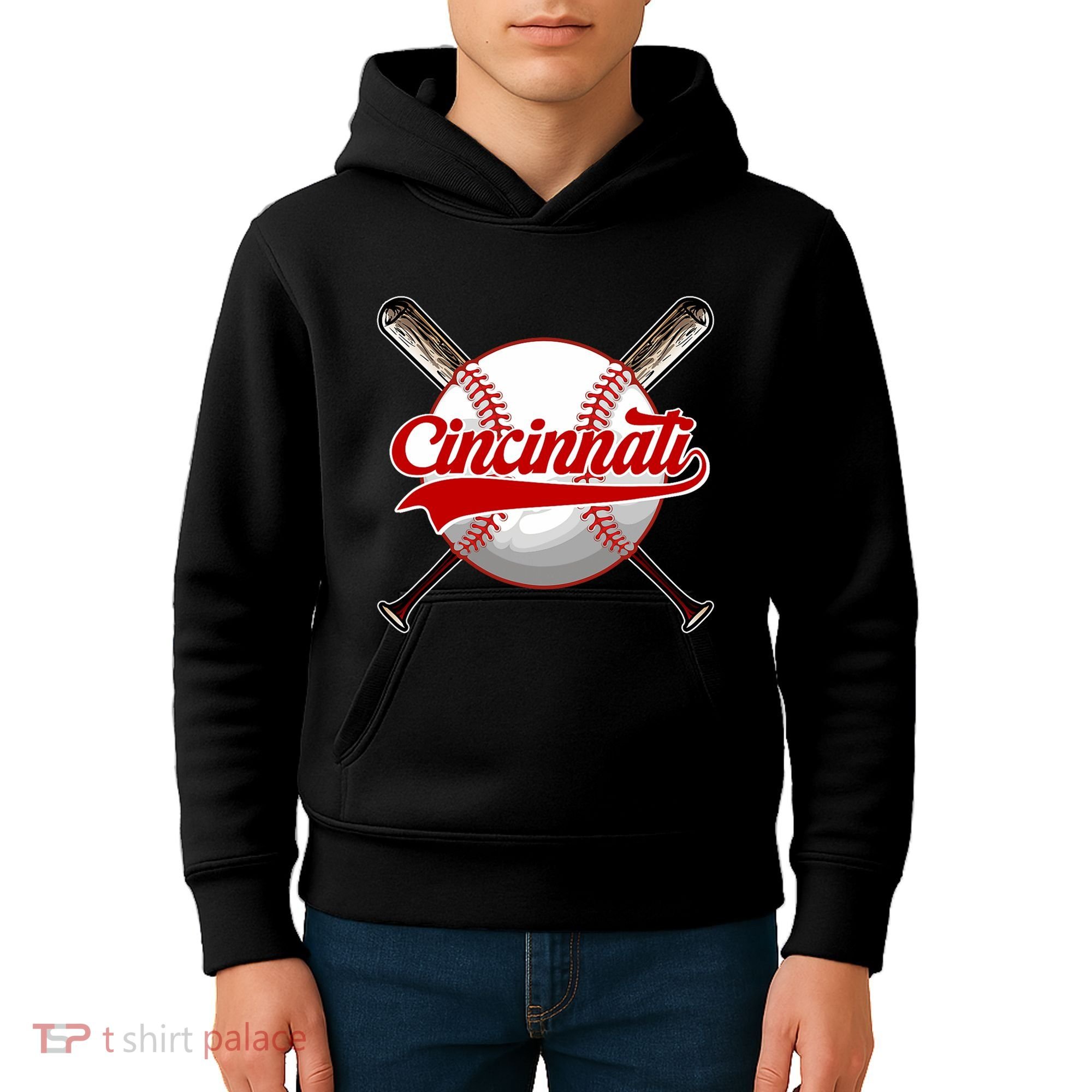 Cincinnati Souvenir I Love Cincinnati Kids Hoodie