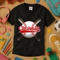 Cincinnati Souvenir I Love Cincinnati Kids T-Shirt thumb 3
