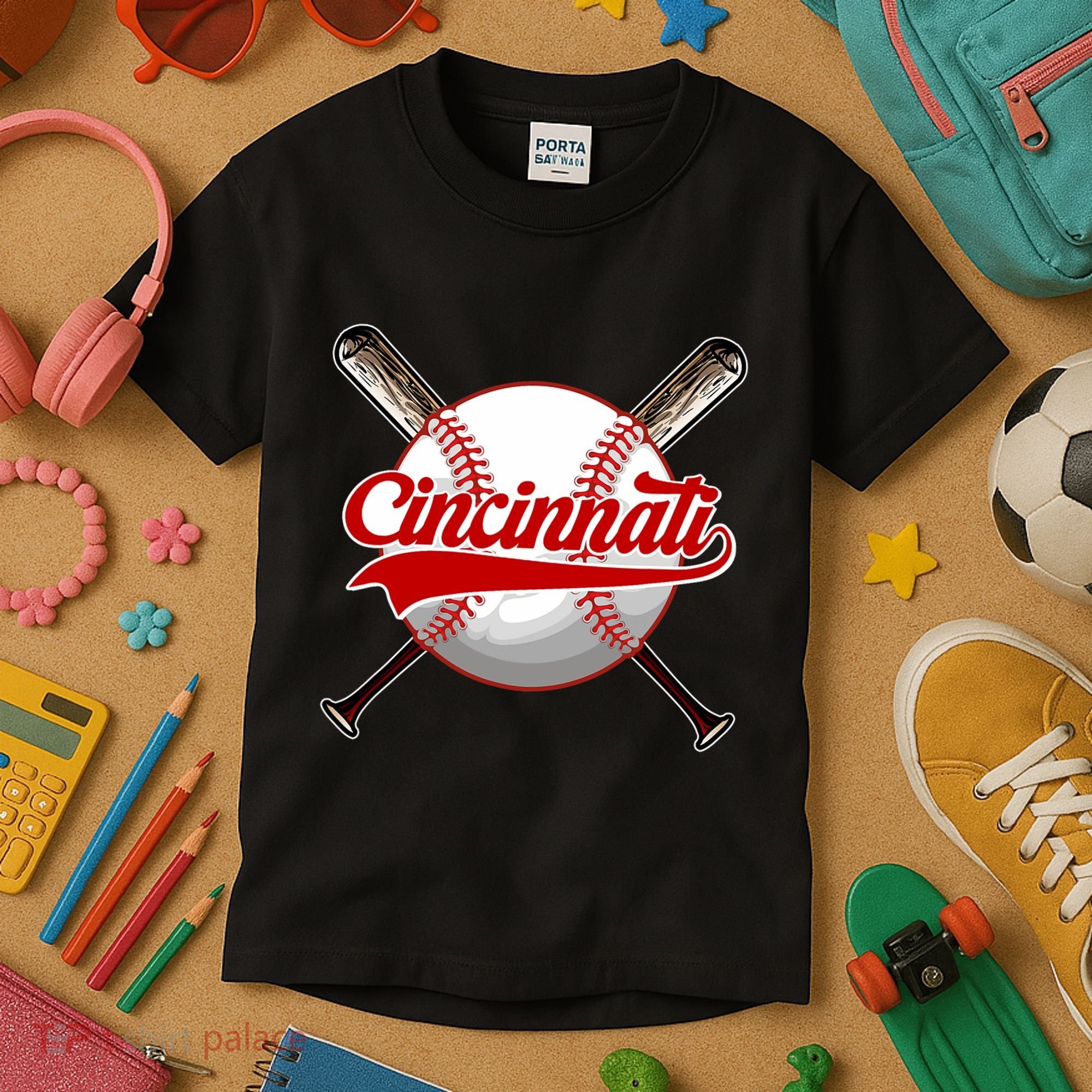 Cincinnati Souvenir I Love Cincinnati Kids T-Shirt