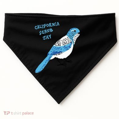 California Scrub Jay USA-Made Doggie Bandana