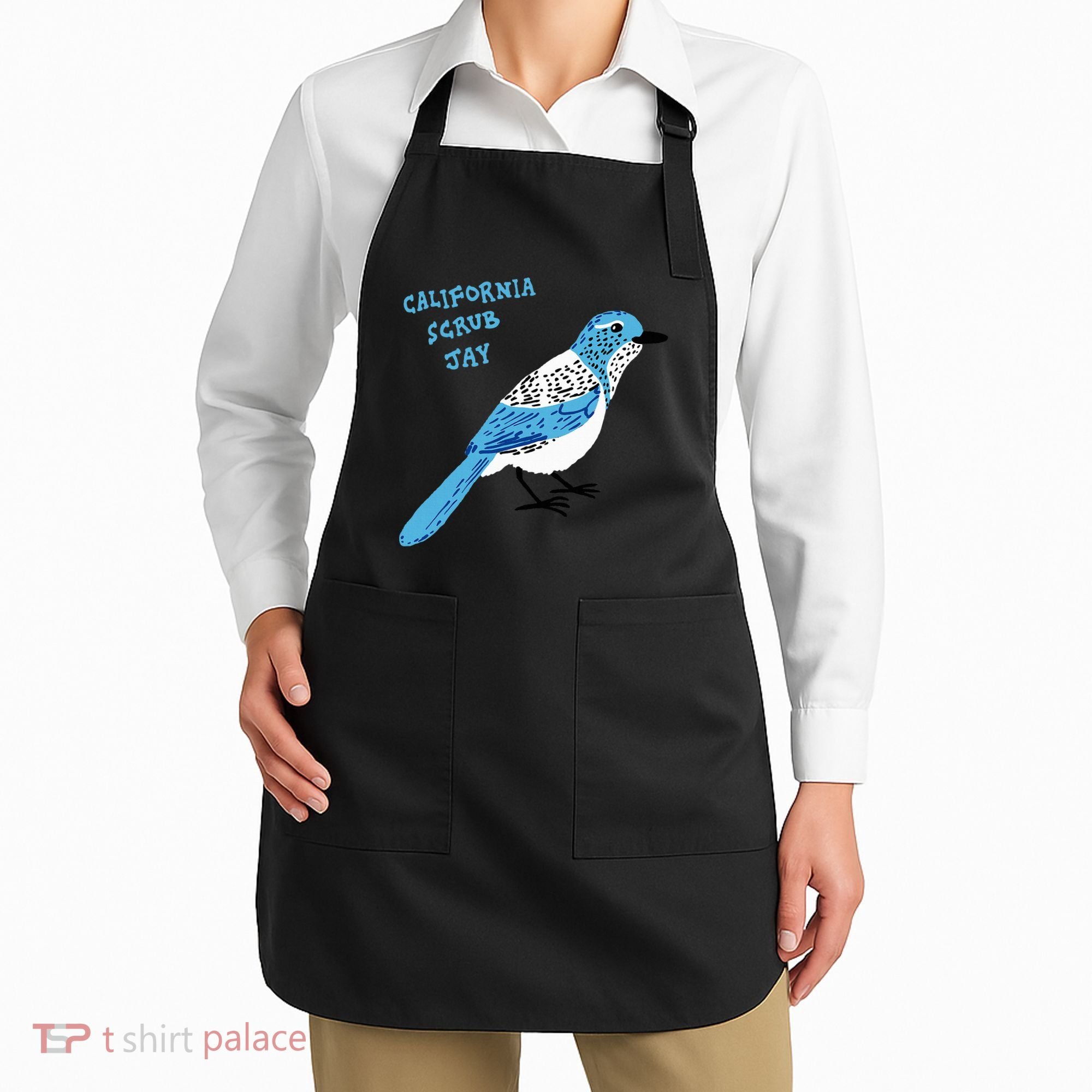 California Scrub Jay Apron