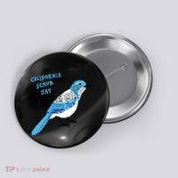 California Scrub Jay Button thumb 0
