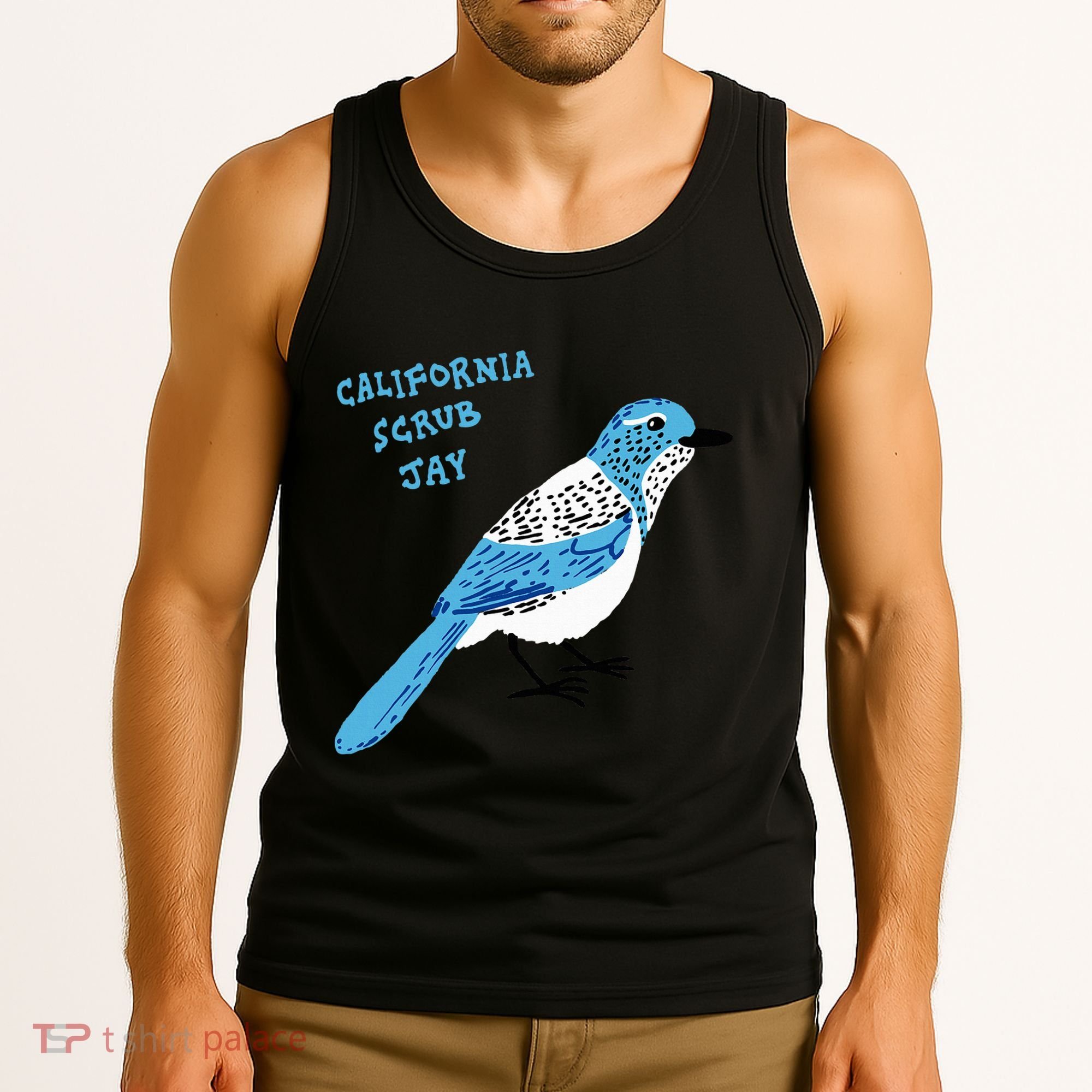 California Scrub Jay Tank Top