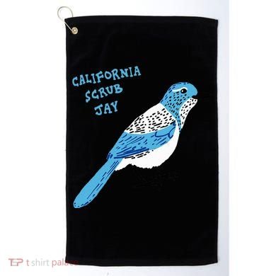 California Scrub Jay Golf Towel