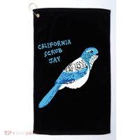 California Scrub Jay Golf Towel thumb 0