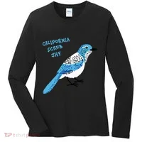 California Scrub Jay Women's Long Sleeve Shirt thumb 0