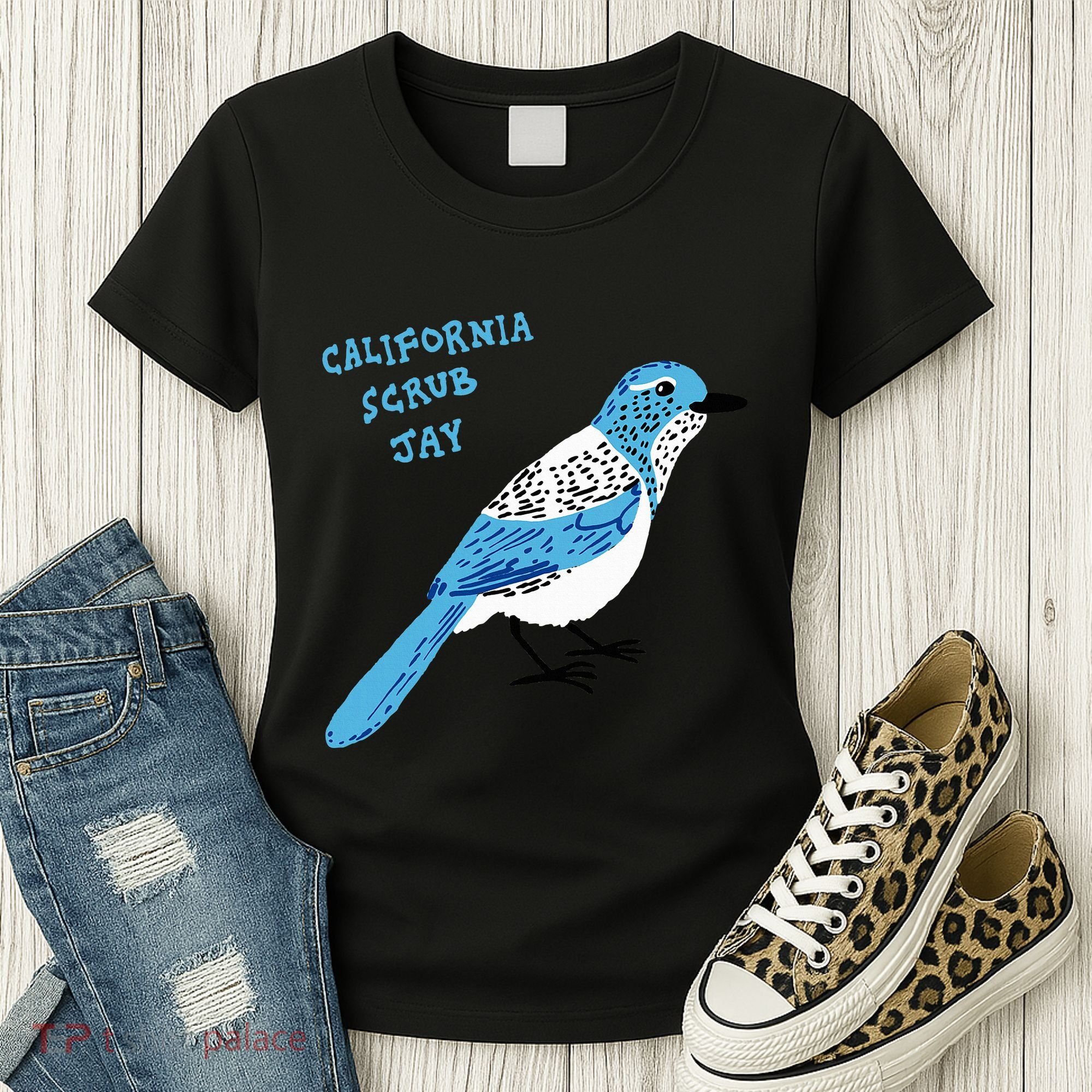 California Scrub Jay Women's T-Shirt