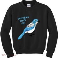California Scrub Jay Kids Sweatshirt thumb 0