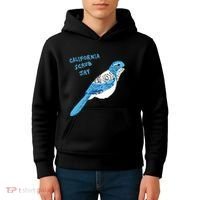 California Scrub Jay Kids Hoodie thumb 4