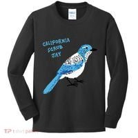 California Scrub Jay Kids Long Sleeve Shirt thumb 0