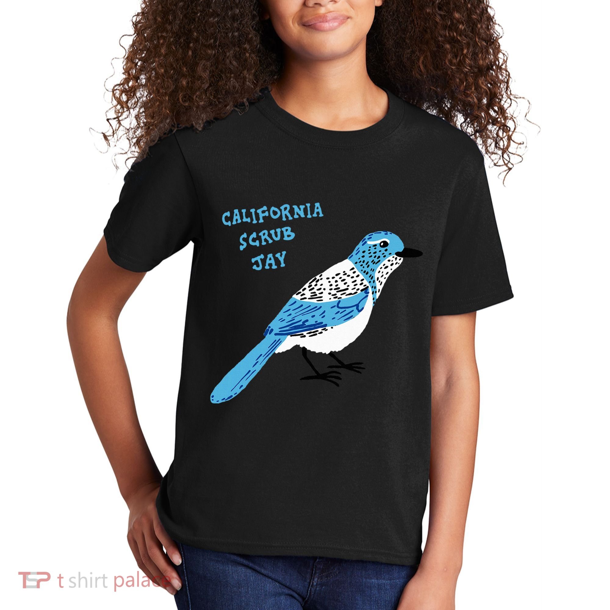 California Scrub Jay Kids T-Shirt