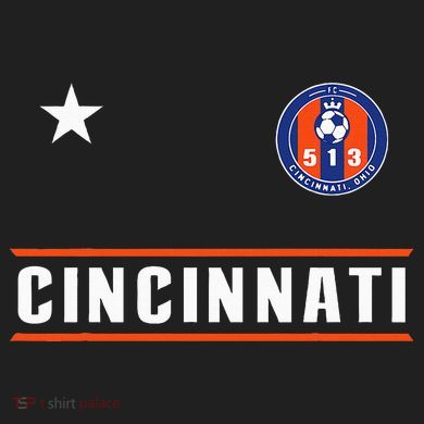 Cincinnati Soccer Jersey 513 Royal Design White Text  Beanie