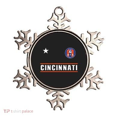 Cincinnati Soccer Jersey 513 Royal Design White Text  Ornament