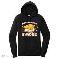 Camping Smore Jesus Loves You John Bible Verse Christian Women's Hoodie thumb 0