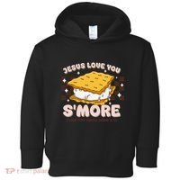 Camping Smore Jesus Loves You John Bible Verse Christian Toddler Hoodie thumb 0