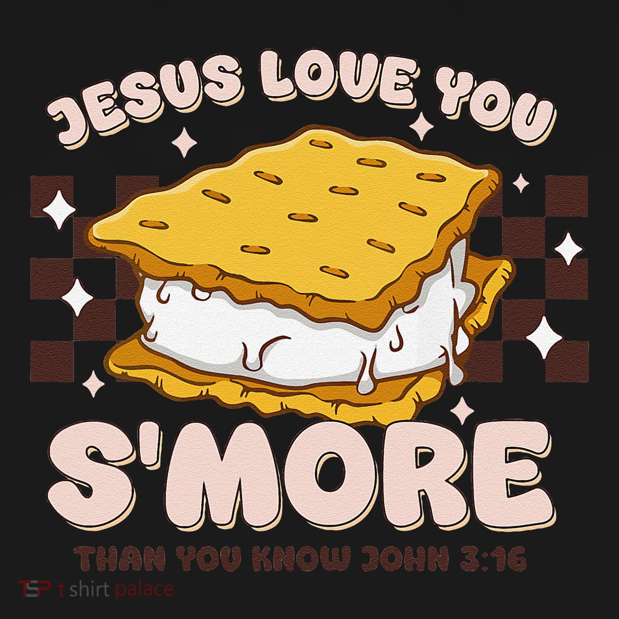 Camping Smore Jesus Loves You John Bible Verse Christian Toddler Hoodie