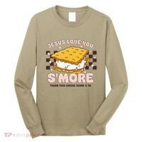 Camping Smore Jesus Loves You John Bible Verse Christian Long Sleeve Shirt thumb 0