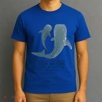 Christian Scripture Jesus Ocean Isaiah Vintage Whale Shark Gift T-Shirt thumb 3
