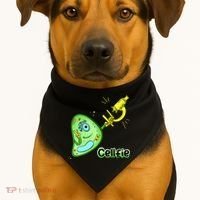 Cellfie Science Joke Biology Cell & Microscope Selfie Pun USA-Made Doggie Bandana thumb 1