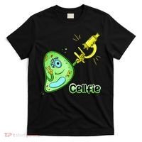 Cellfie Science Joke Biology Cell & Microscope Selfie Pun T-Shirt thumb 0