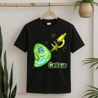 Cellfie Science Joke Biology Cell & Microscope Selfie Pun T-Shirt thumb 2