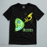 Cellfie Science Joke Biology Cell & Microscope Selfie Pun T-Shirt thumb 5
