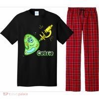 Cellfie Science Joke Biology Cell & Microscope Selfie Pun Pajama Set thumb 0