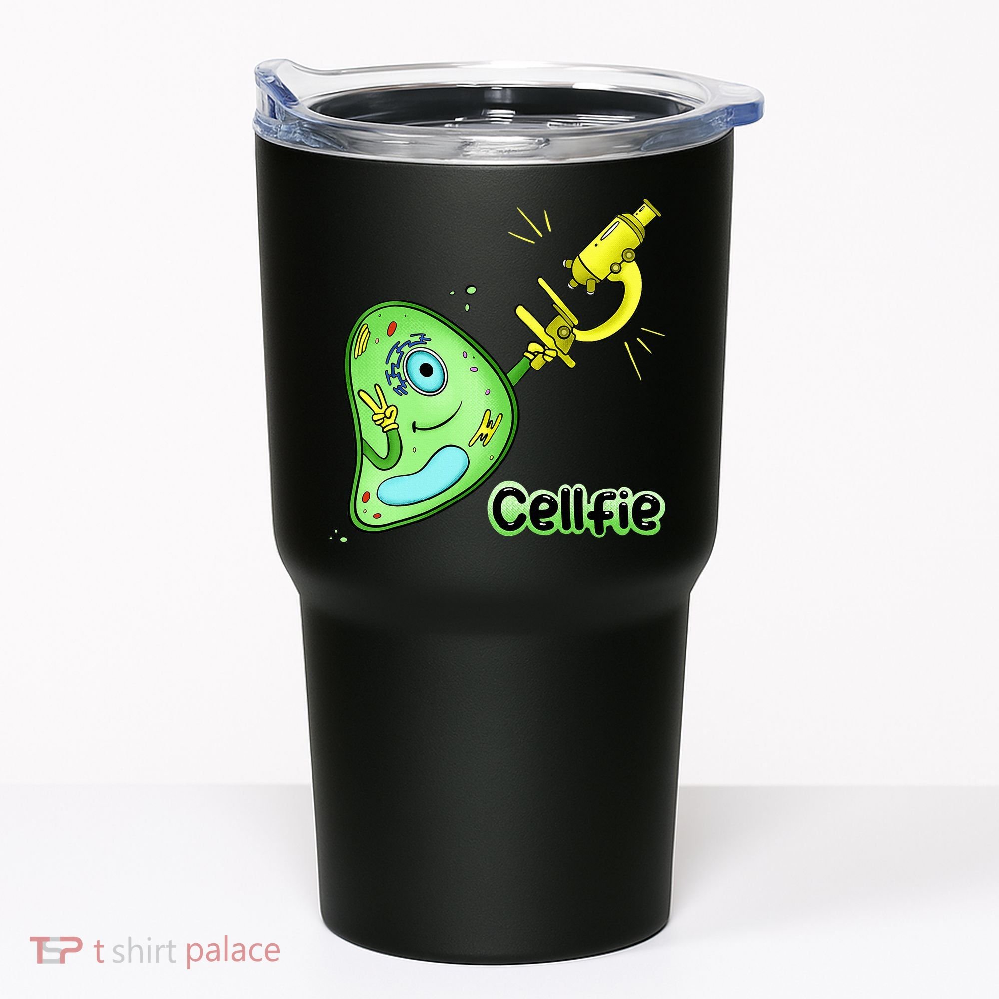 Cellfie Science Joke Biology Cell & Microscope Selfie Pun Tumbler