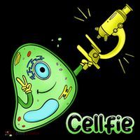 Cellfie Science Joke Biology Cell & Microscope Selfie Pun Tank Top thumb 6