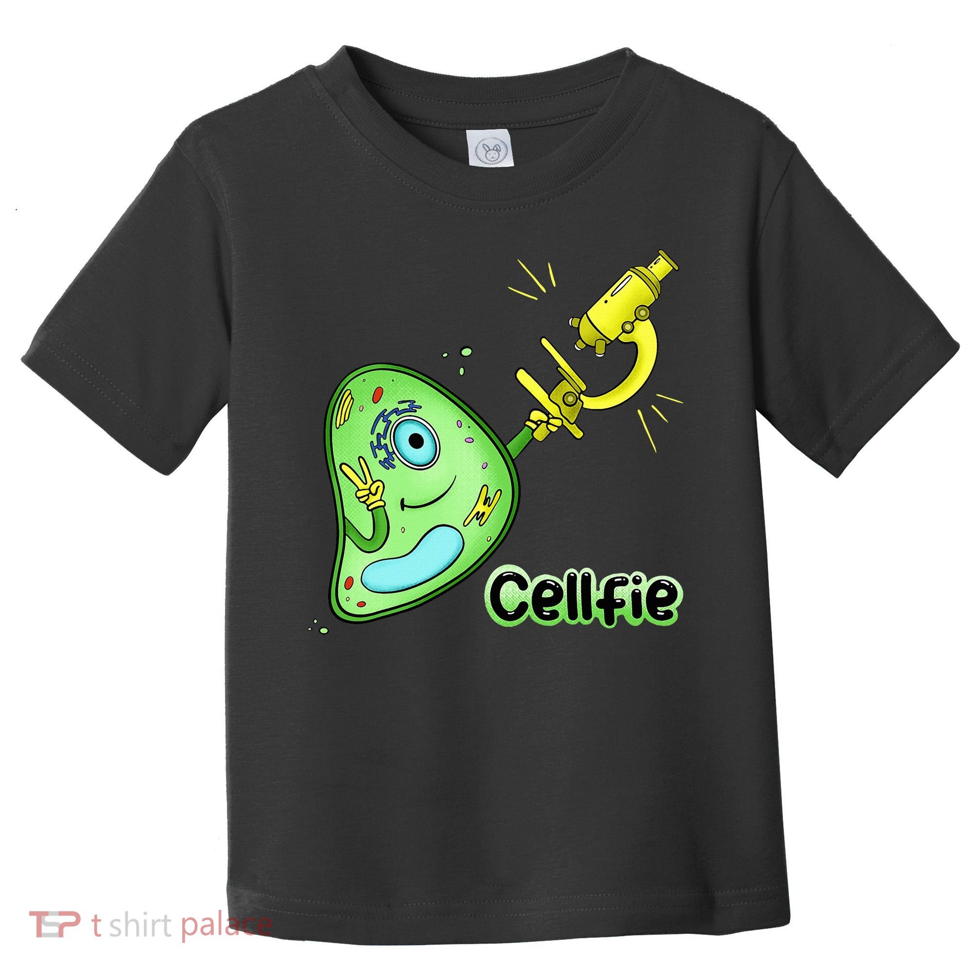 Cellfie Science Joke Biology Cell & Microscope Selfie Pun Toddler T-Shirt