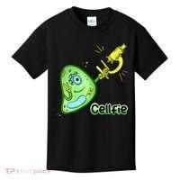 Cellfie Science Joke Biology Cell & Microscope Selfie Pun Kids T-Shirt thumb 0