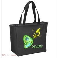 Cellfie Science Joke Biology Cell & Microscope Selfie Pun Tote Bag thumb 2